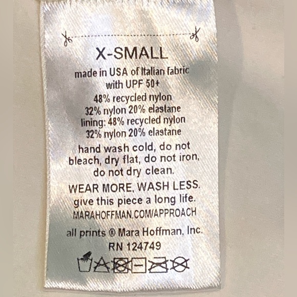 NWT Mara Hoffman Kia one piece swimsuit w/cutout details in floral print. - Picture 10 of 10